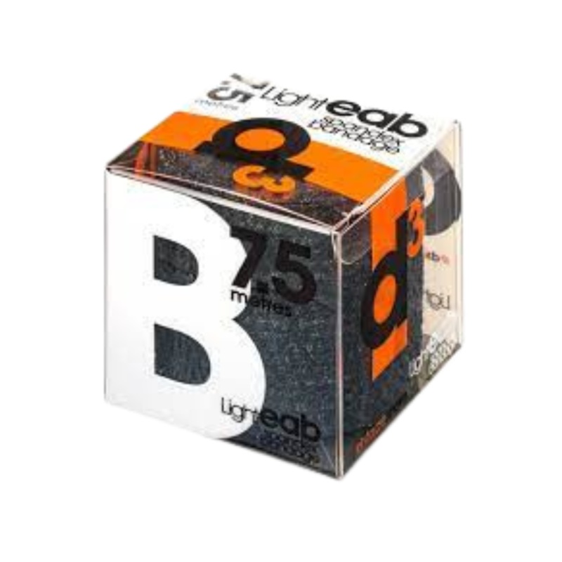 D3 Light EAB Spandex Bandage 50mmx7.5m Black BLACK 50 x 7.5 mm