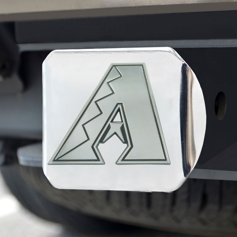 Fanmats Arizona Diamondbacks Chrome Metal Hitch Cover with Chrome Metal 3D Emblem