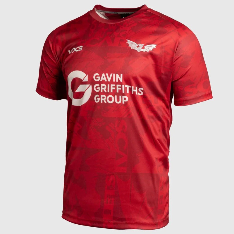 VX3 Scarlets Warm Up Tee Red 2025/26 S