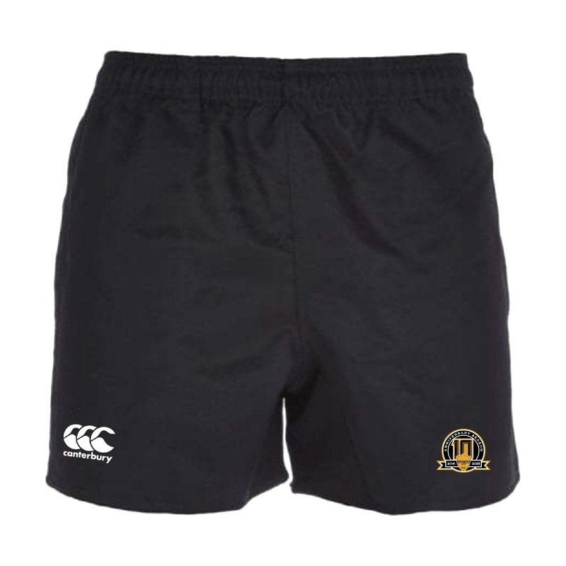 Arrows Rugby Club 10th Anniversary Advantage Rugby Shorts by Canterbury XS Black