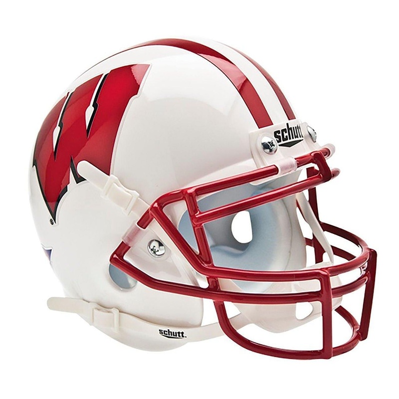 Wisconsin Badgers College Football Collectible Mini Helmet – Picture Inside