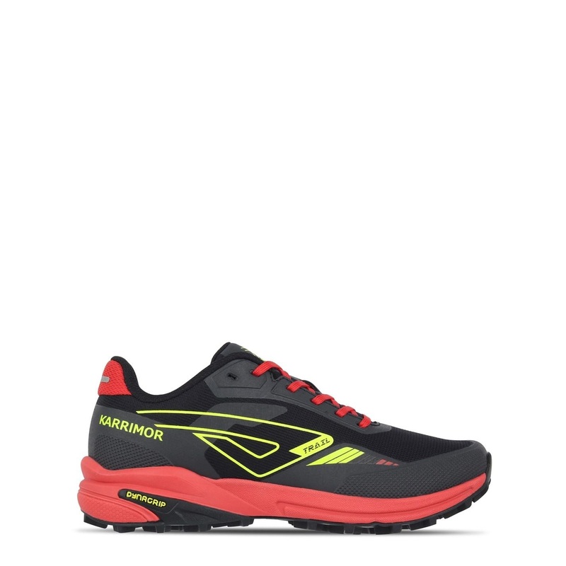 Karrimor Verge Trail Running Shoes Juniors 4 (36.5) Black/Red