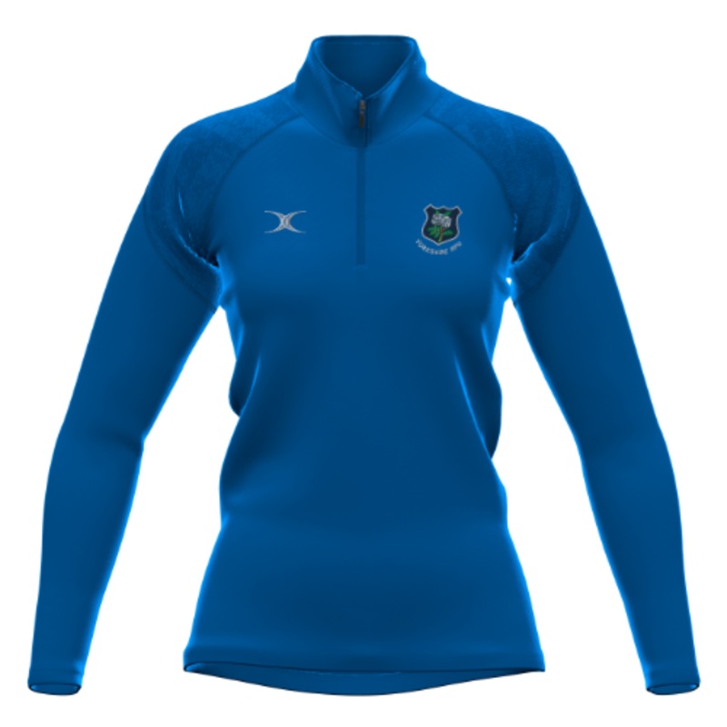 Yorkshire RFU Supporters Women’s Royal GTS 1/4 Zip Fleece UB W 6