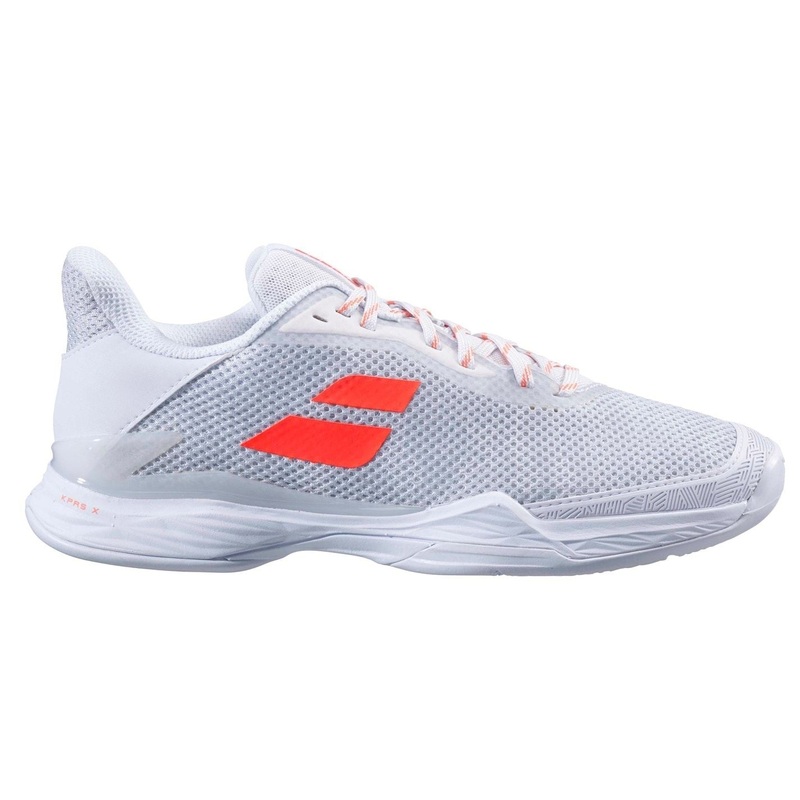 Babolat Womens Jet Tere Clay Tennis Shoes 5 (38) White/Coral