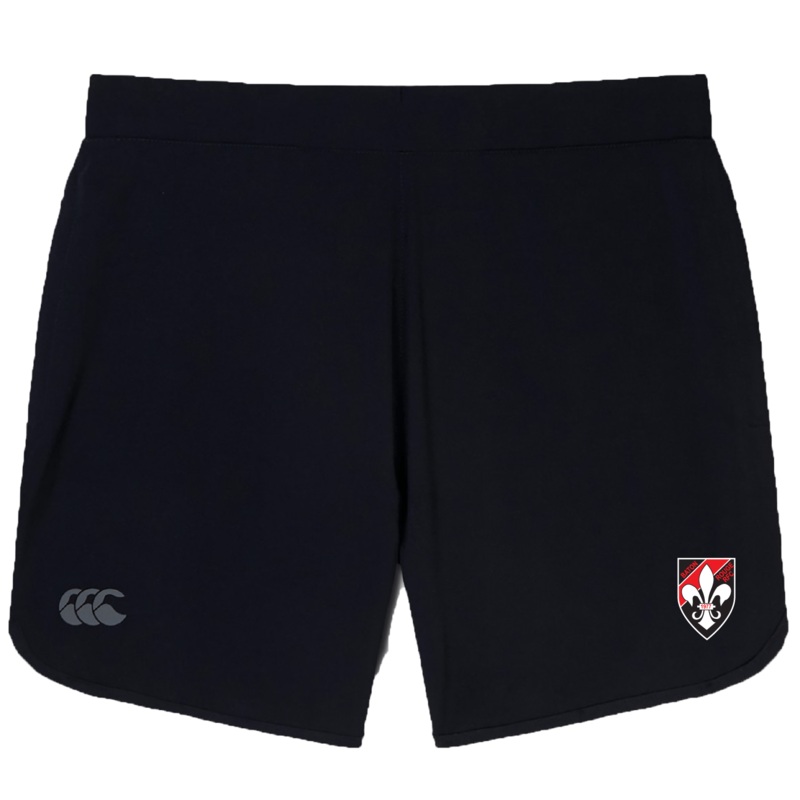 Baton Rouge RFC Elite Woven Short by Canterbury XS Black