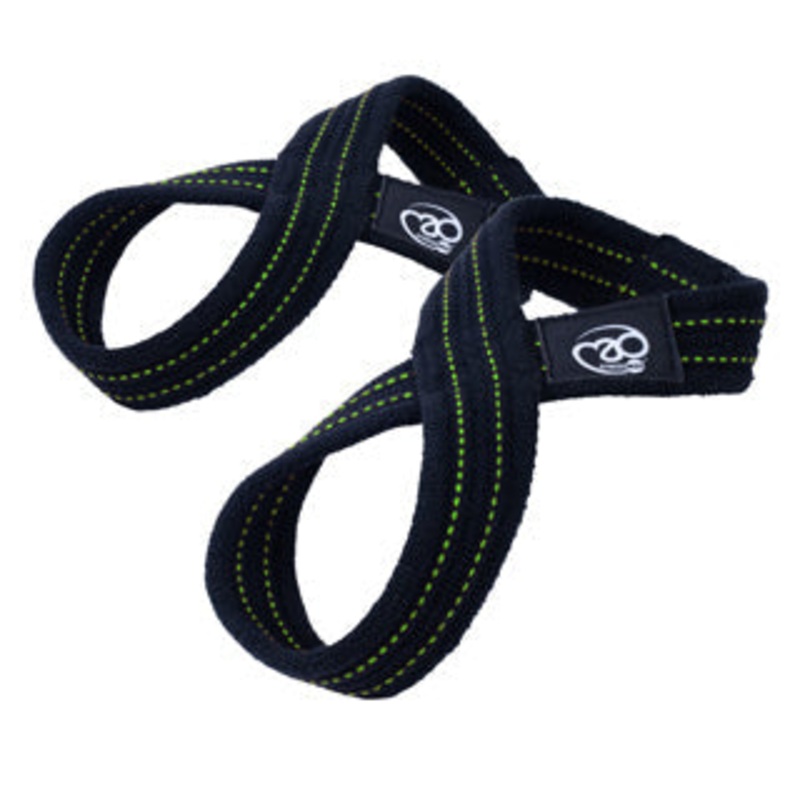 Fitness Mad Figure 8 Lifting Strap (Pair) Black OS