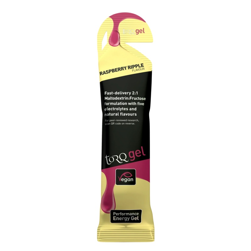 Torq Energy Gels (Single) – Raspberry Ripple Raspberry Ripple