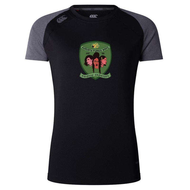 Augusta Furies Women’s Elite Training Tee by Canterbury 8 Black