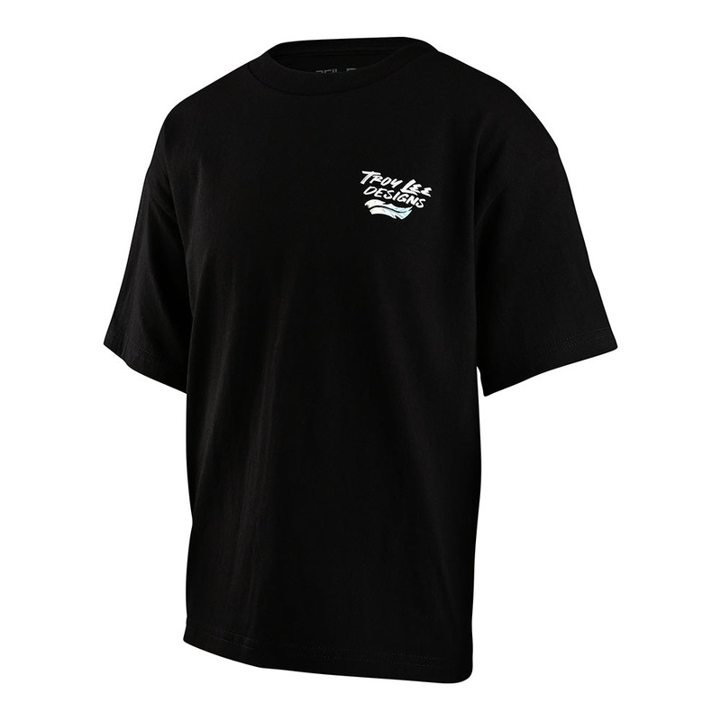Youth Short Sleeve Tee Feathers Black BLACK SM