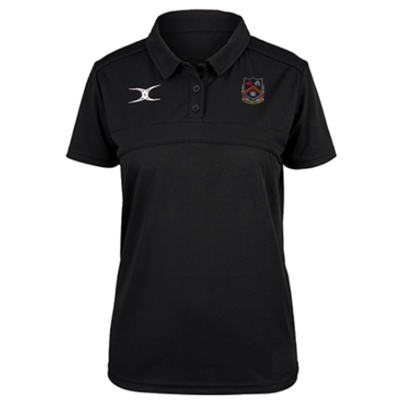 Bradford & Bingley RFC Ladies Black Photon II S/S Polo Shirt W 8