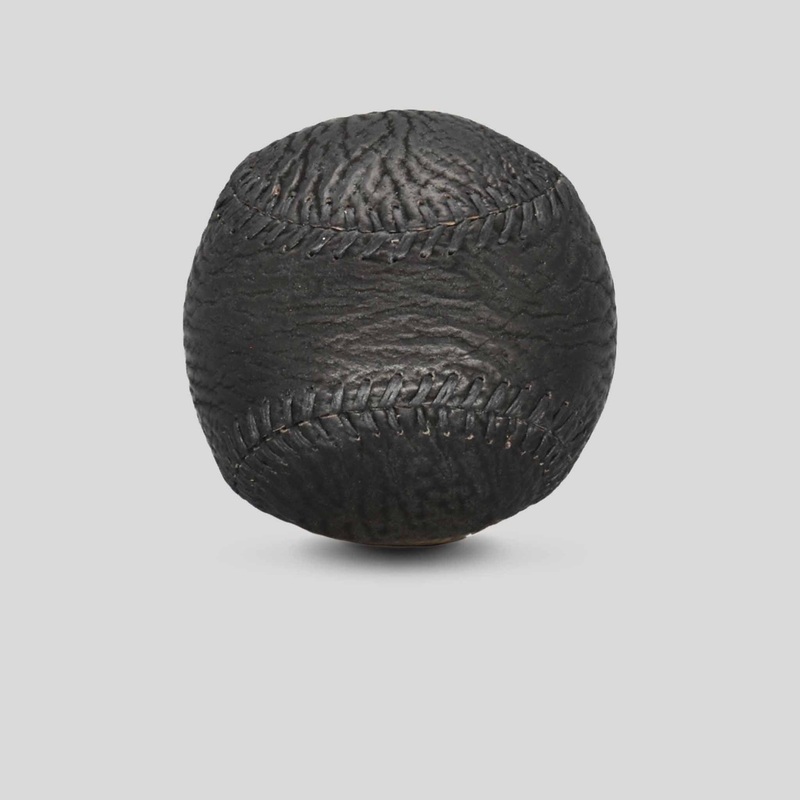 Shark Skin Leather with Black Stitch Figure 8 Ball