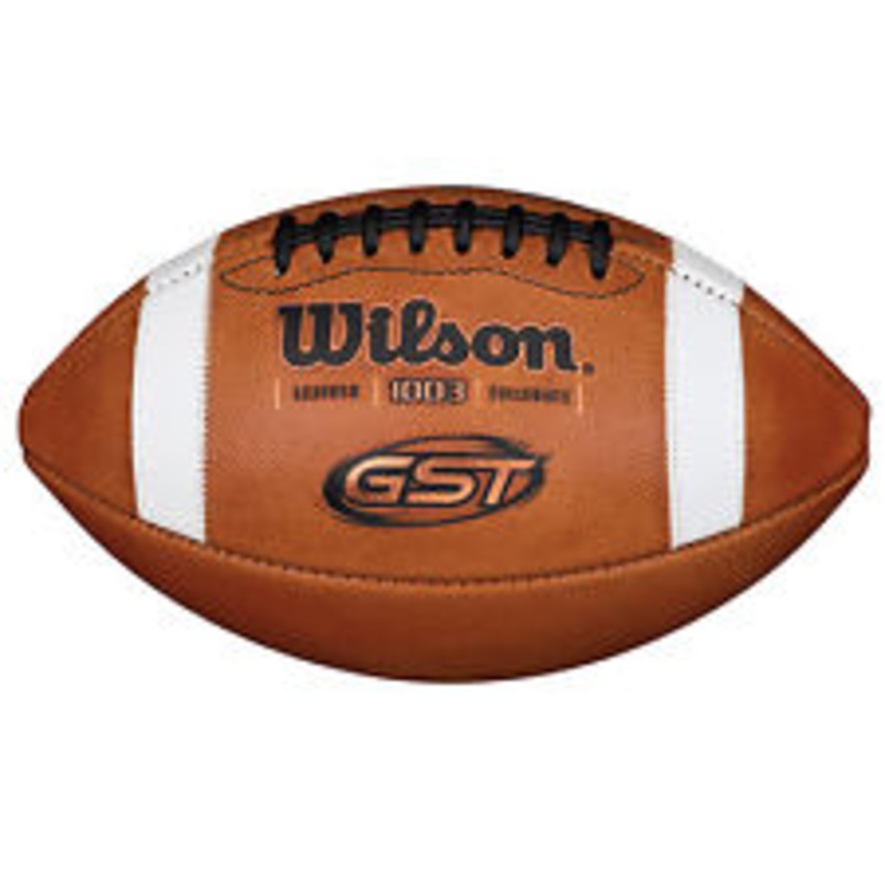 WTF1003S GST FOOTBALL NCAA PATTERN TAN SECONDS PRACTICE BALL – BLEM