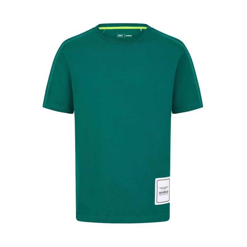 Aston Martin F1 Logo Tee Mens – Green XXS