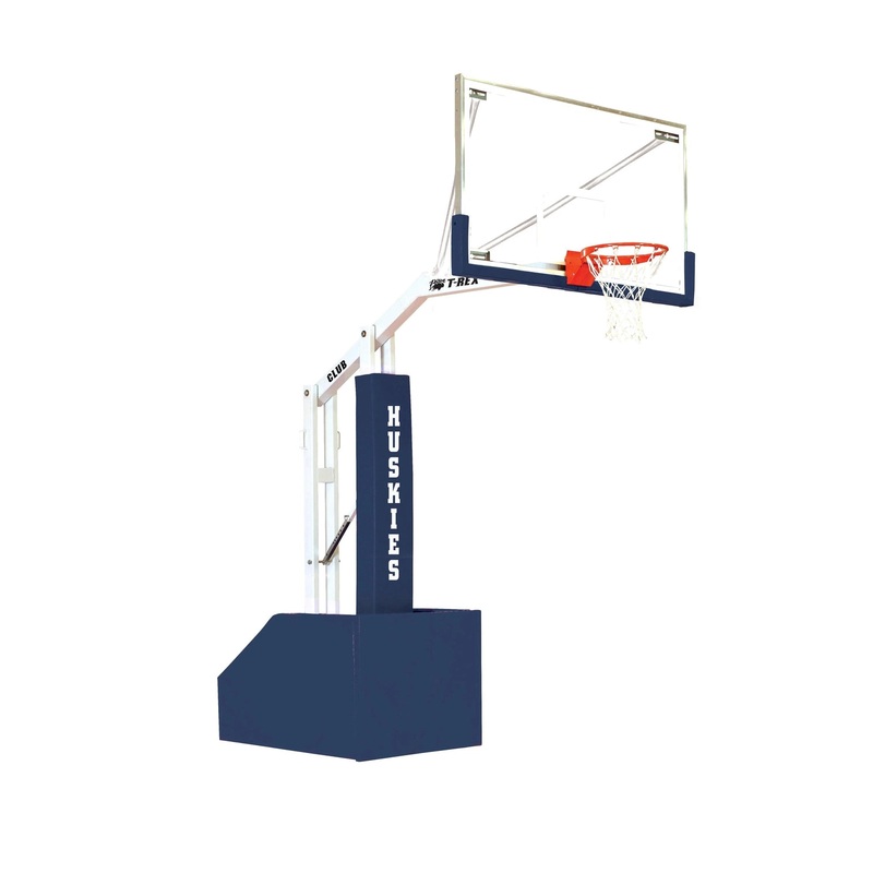 Bison T-REX Club Portable Basketball System Gold