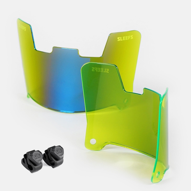 Safety Yellow Bifrost Helmet Eye-Shield Visor Green