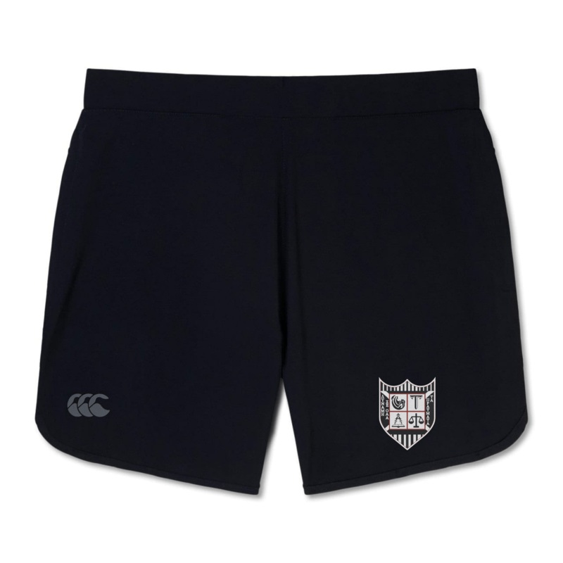 Troy University Rugby Elite Woven Short by Canterbury XS Black