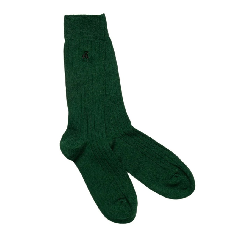 Swole Panda Racing Green Socks 7-11 Green