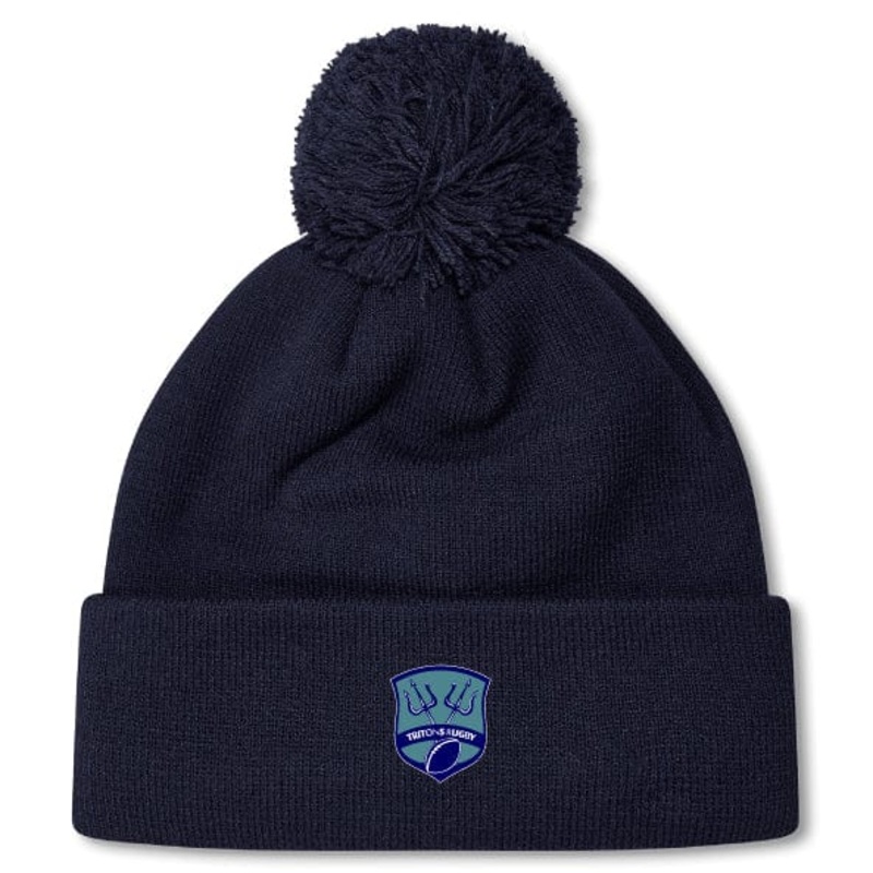 Tritons Rugby Pom Pom Beanie by Canterbury OS Navy