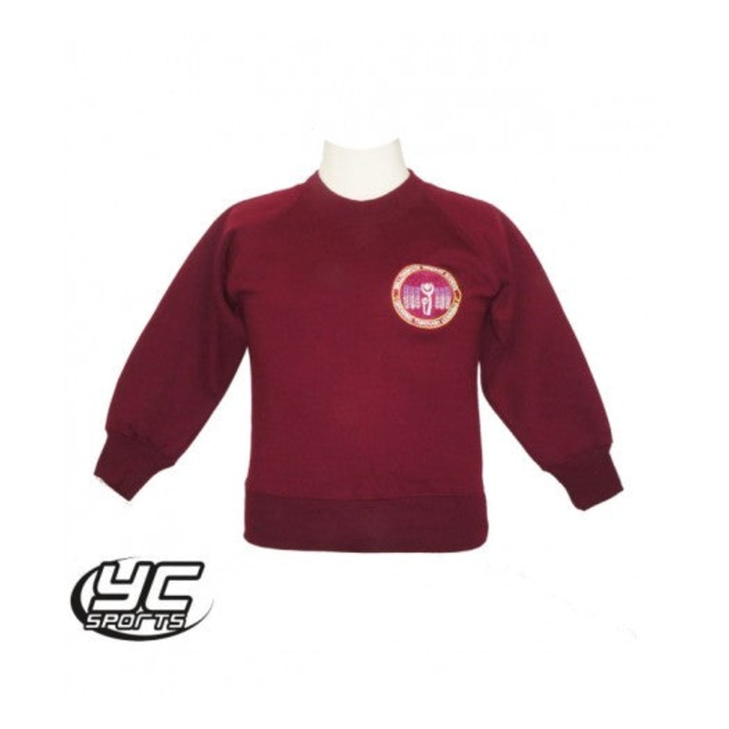 Willowbrook Primary School Sweatshirt 22 DARK MAROON