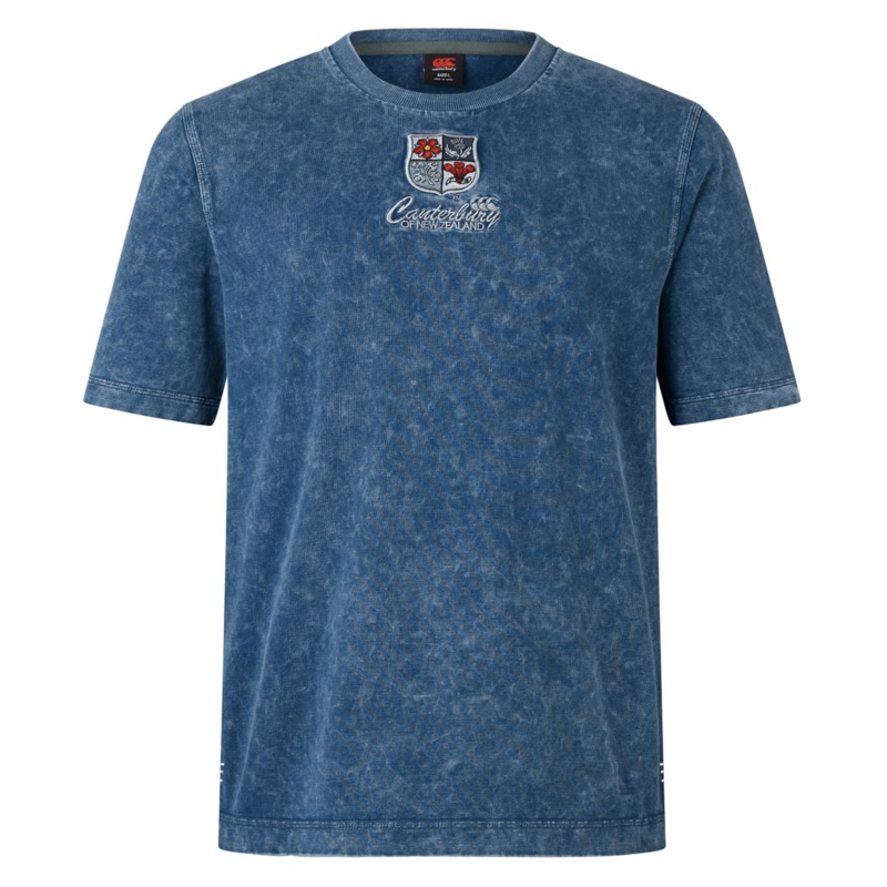 British & Irish Lions 25 Heritage Tee by Canterbury XS Blue