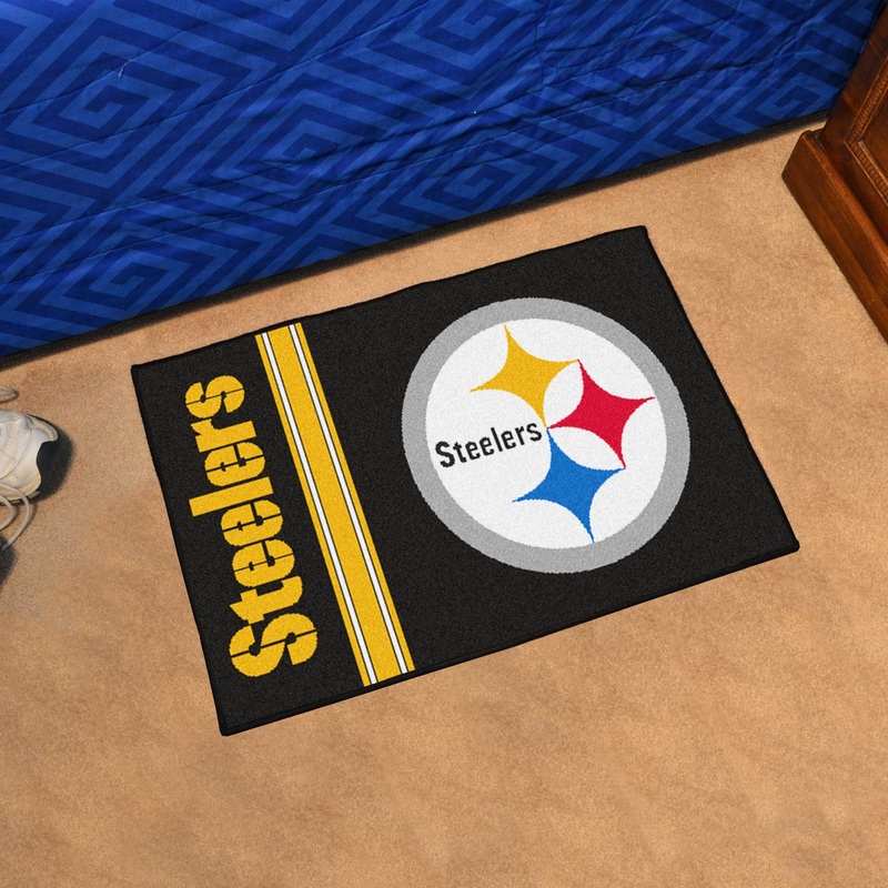 Fanmats Pittsburgh Steelers Starter Mat Accent Rug Uniform Style – 19″ x 30″