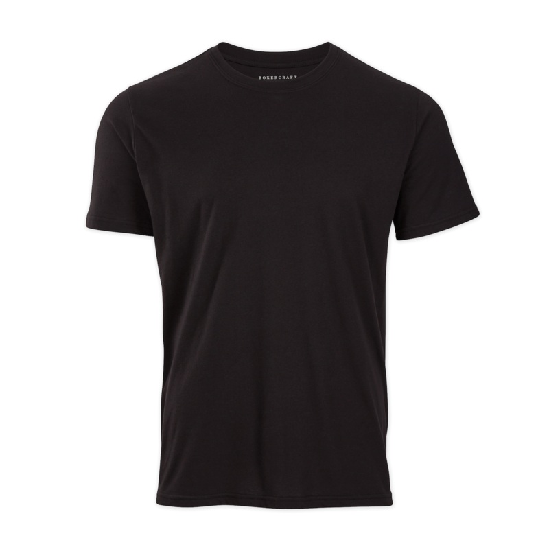 Boxercraft Men’s Crewneck Tee Black XXS