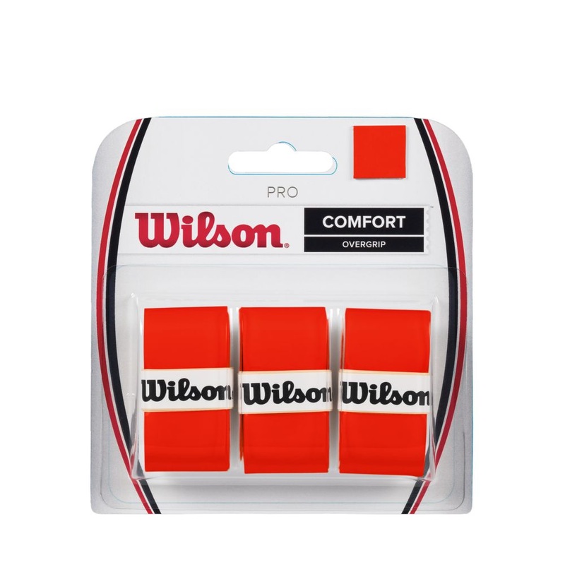 Wilson Pro Overgrip – Red Orange One Size