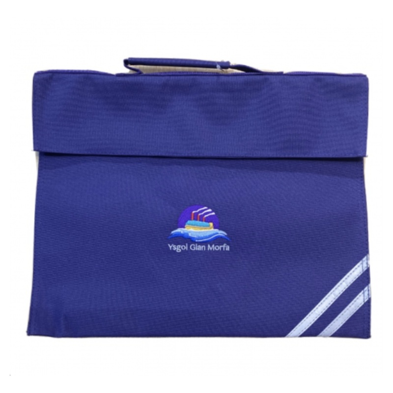 Ysgol Glan Morfa Bookbag Purple (2018) O/S Purple
