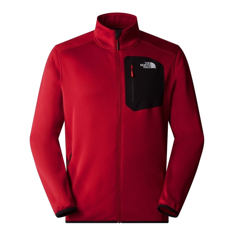 The North Face Mens Crest Full Zip Fleece X Large Midnight Petrol