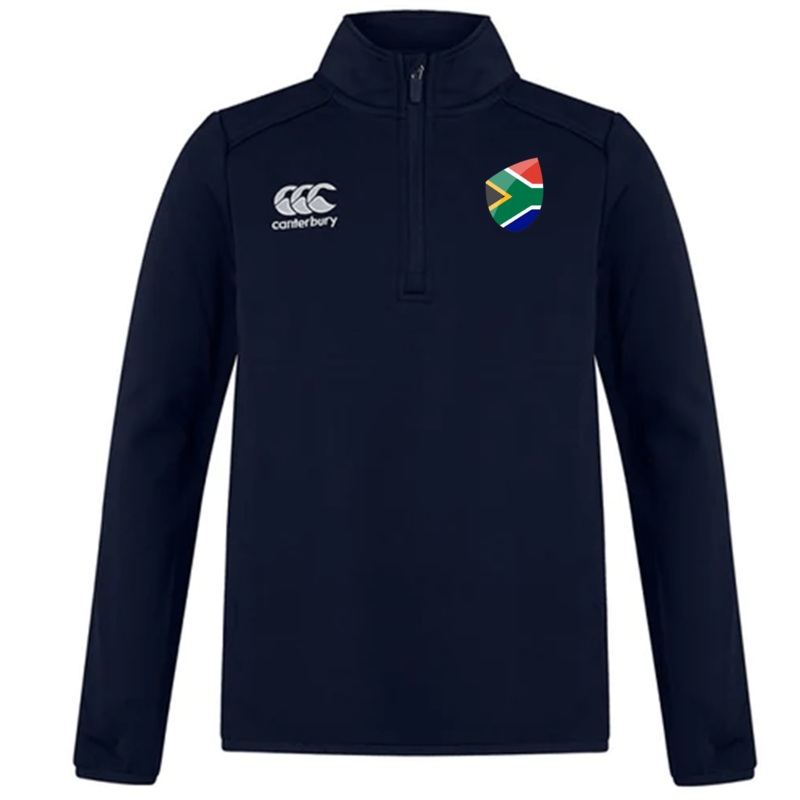 South Africa Club Shield 1/4 Zip Training Top XS Black