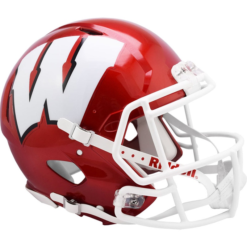 Wisconsin Badgers Authentic Riddell Speed Helmet – FLASH