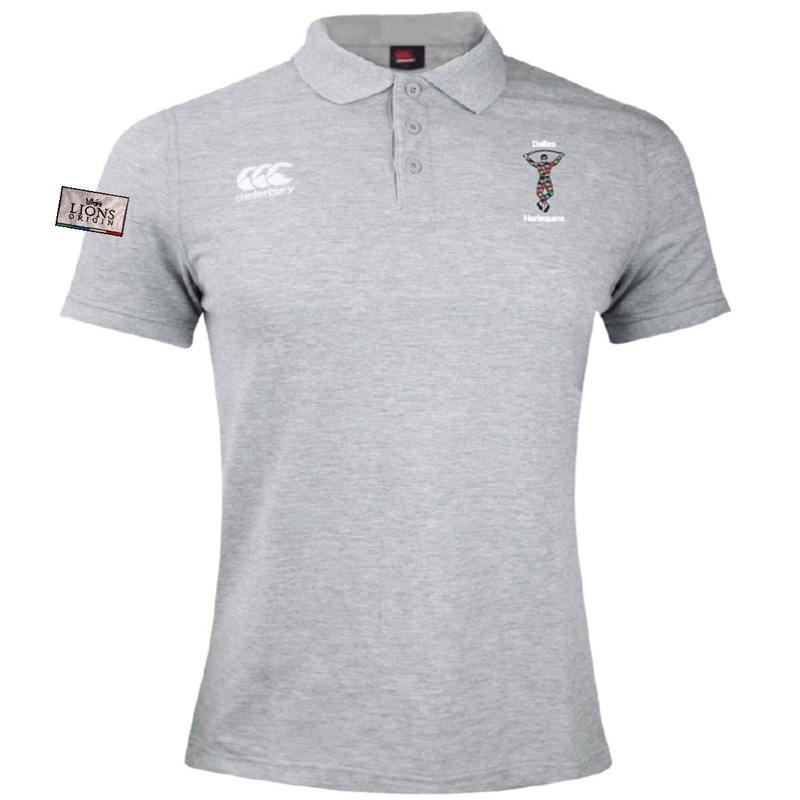 Dallas Harlequins Lions Origin Waimak Polo by Canterbury XS Black