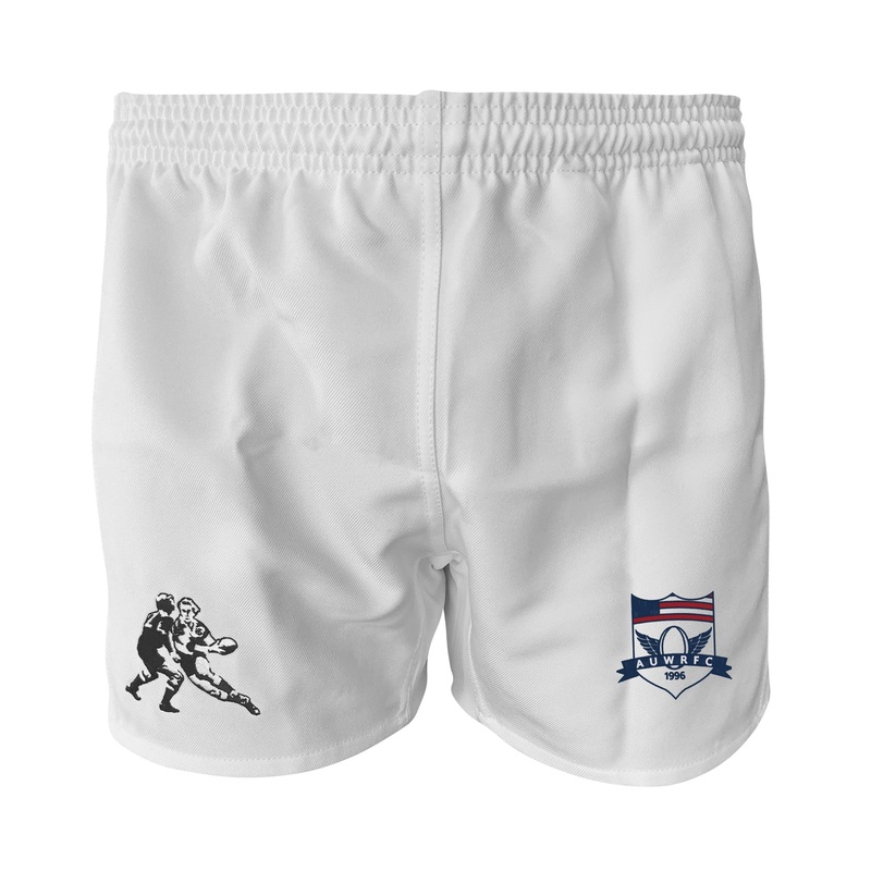 American Univ. WRFC Pro Power Rugby Shorts White 2XS/28