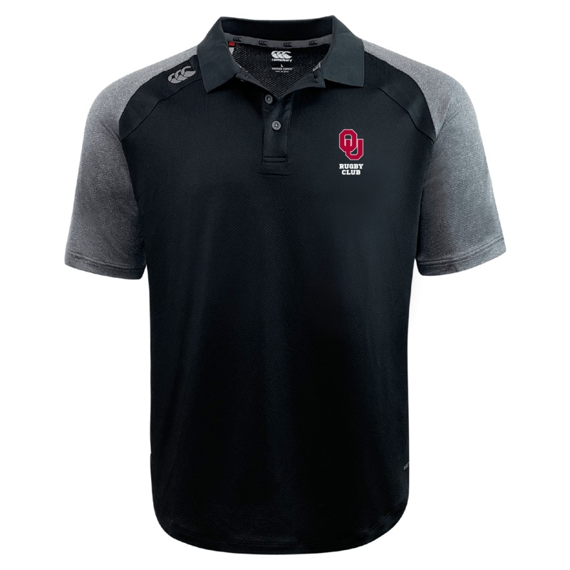 University of Oklahoma Women Elite Polo by Canterbury XS Black