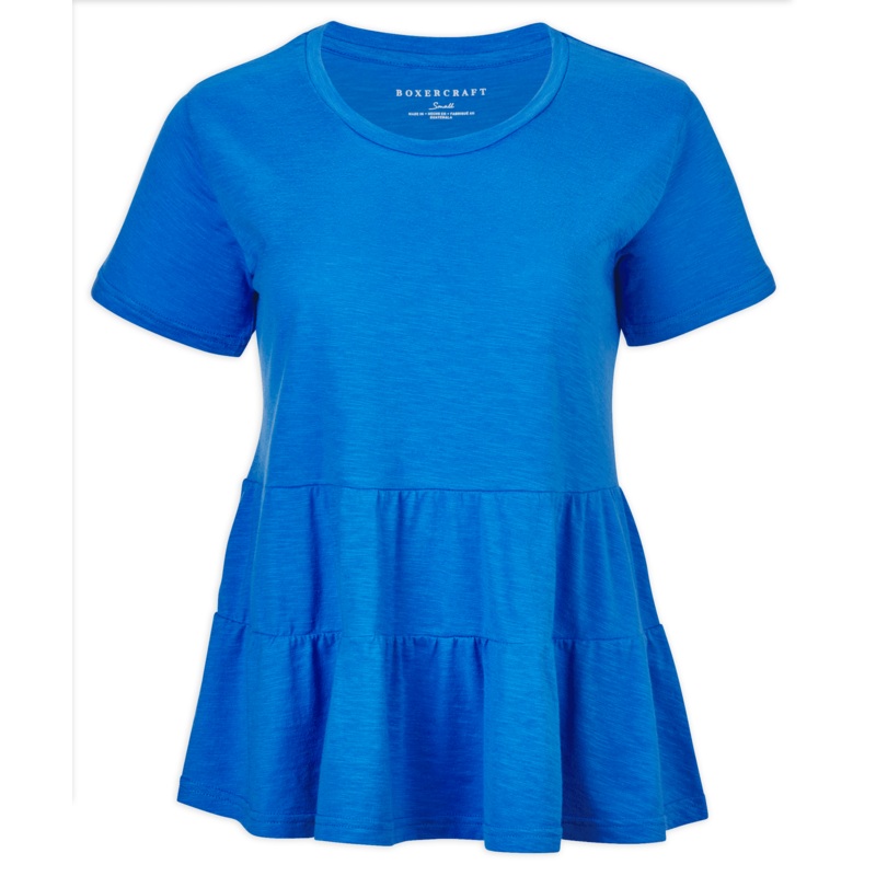 Boxercraft Women’s Willow Tee Royal XXS