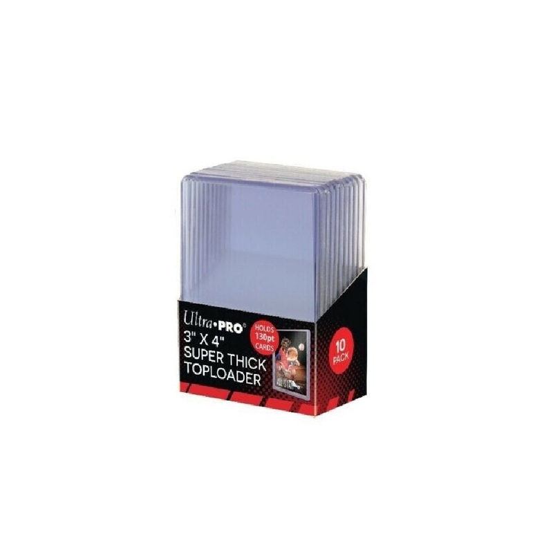 3″ X 4″ Super Thick 130PT Toploader 10ct