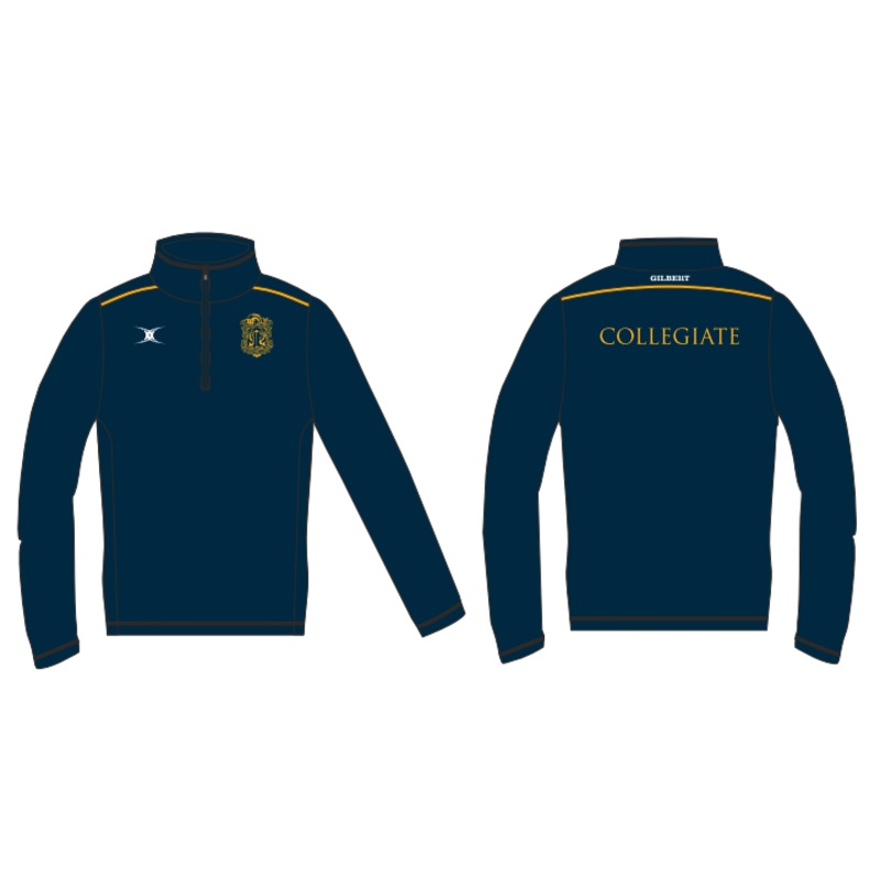 Collegiate Child’s Dark Navy Atomic 1/4 Zip Fleece-Junior 5 – 6 Yrs