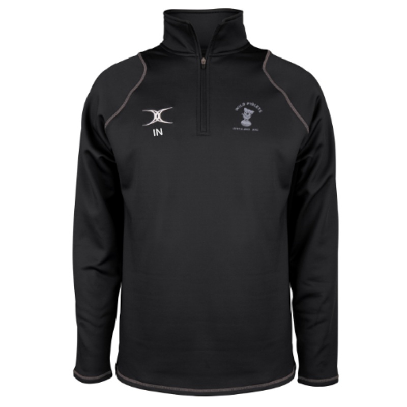 Ditchling RFC Child’s Black Quest Mens 1/4 Zip Fleece 5 to 6 Yrs