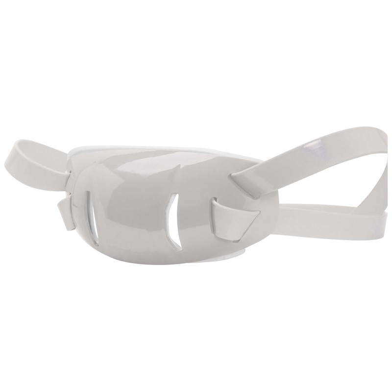 Adams Youth Hard Cup Football Chin Strap White