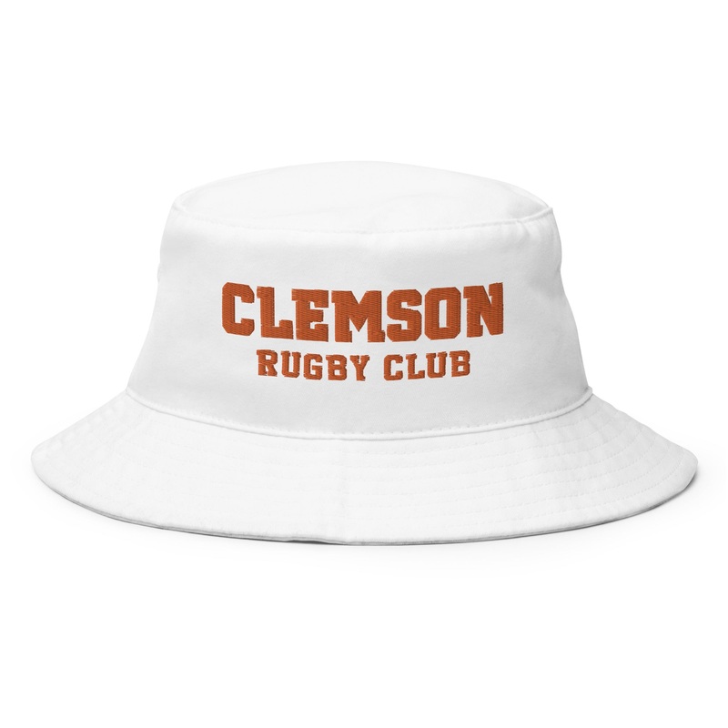 Clemson Rugby Club Bucket Hat White