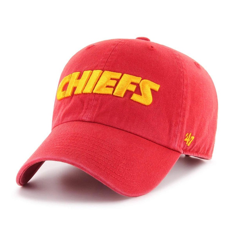 ’47 Brand Kansas City Chiefs Clean Up Hat Red
