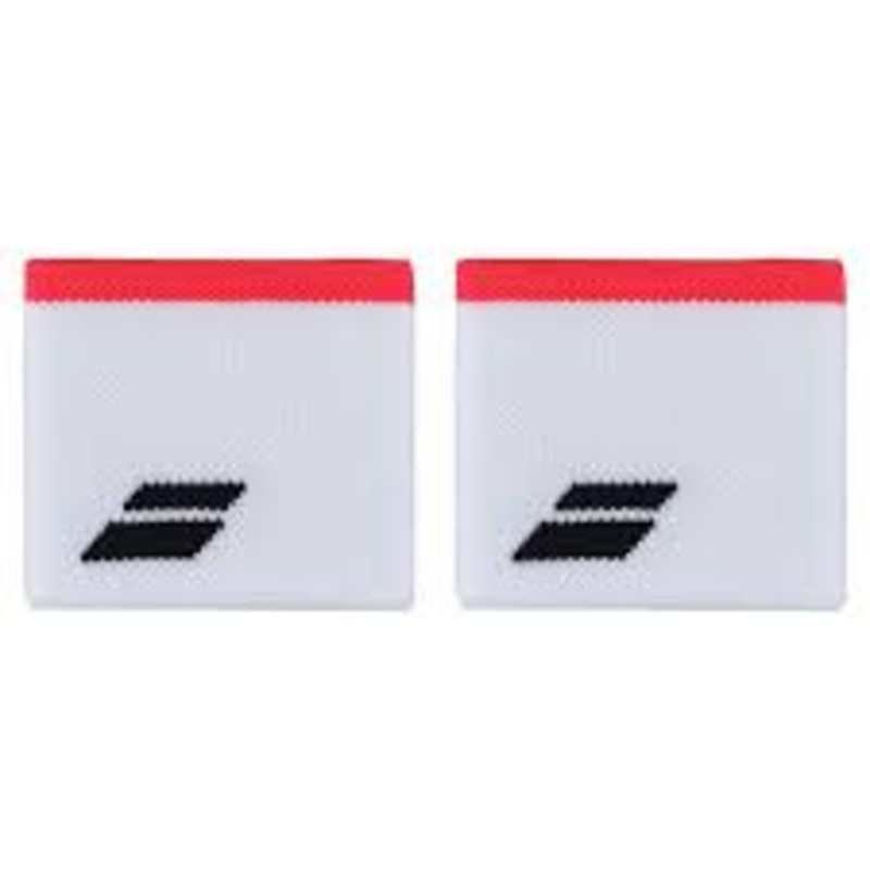 Babolat Logo Wristband 5UB1261 /STRIKE White/Red OS