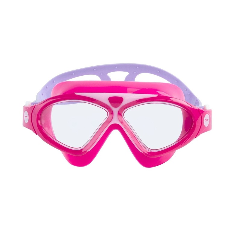 Slazenger Open Water Swim Goggles One Size White/Pink