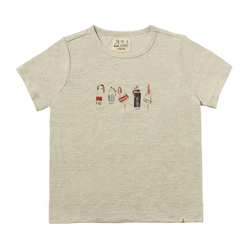 FALMOUTH Grey Buoys Printed Tee 0-3m