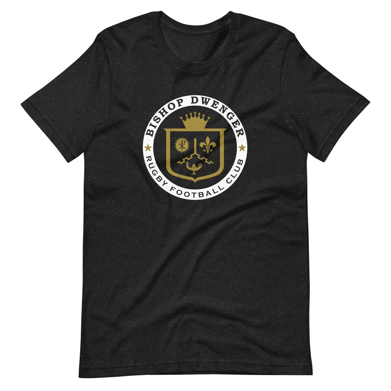 Bishop Dwenger RFC Seal Logo Social T-Shirt Black Heather XS