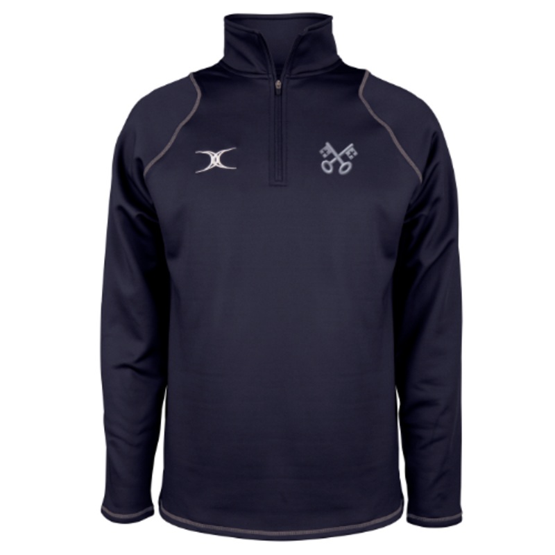 St Peters Collegiate Academy Adult’s Dark Navy Quest Mens 1/4 Zip Fleece XS