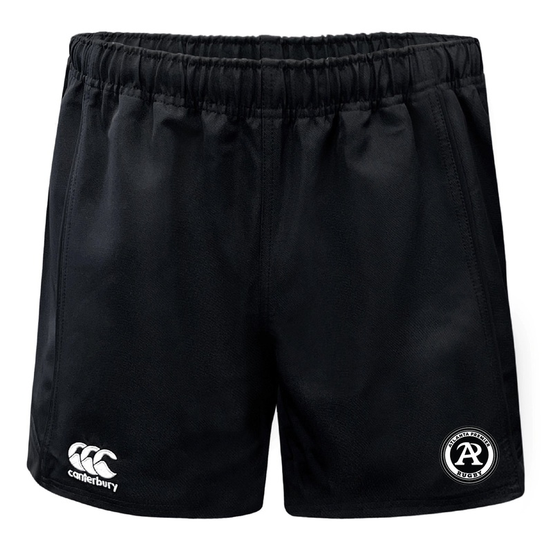 Atlanta Premier Rugby Club Professional Polyester Rugby Short by Canterbury Y6 Black