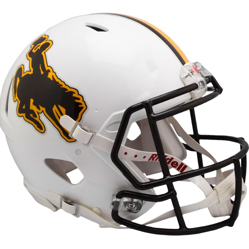 Wyoming Cowboys Authentic Riddell Speed Helmet