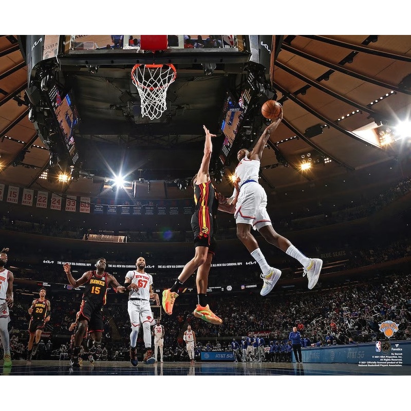 RJ Barrett Slam Dunk New York Knicks 8″ x 10″ Basketball Photo