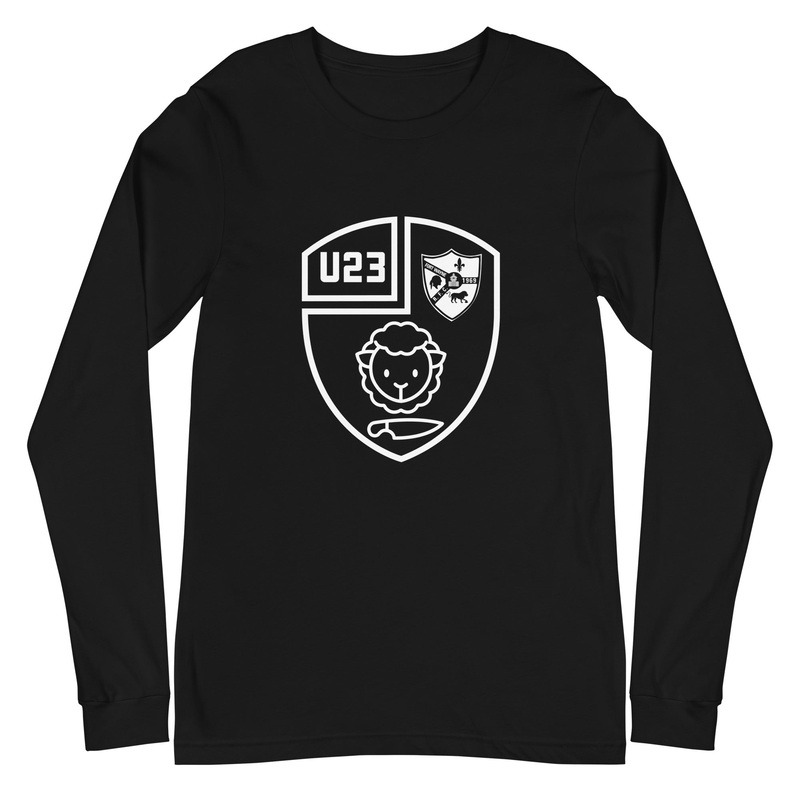 Black & Blue U23 Long Sleeve Tee Black Heather XS